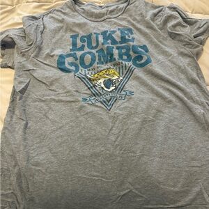 Luke Combs and Jacksonville Jaguars T Shirt
